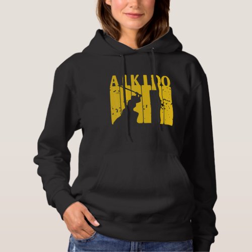 Awesome Vintage Aikido Designs   Present   Hoodie