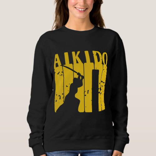 Awesome Vintage Aikido Designs   Present   Sweatshirt