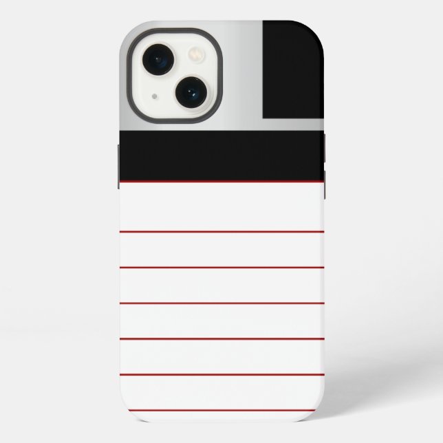 AWESOME ! Vintage Floppy Disk Iphone Case (Back)
