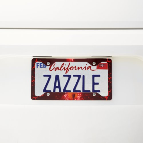 Awesome violin music license plate frame