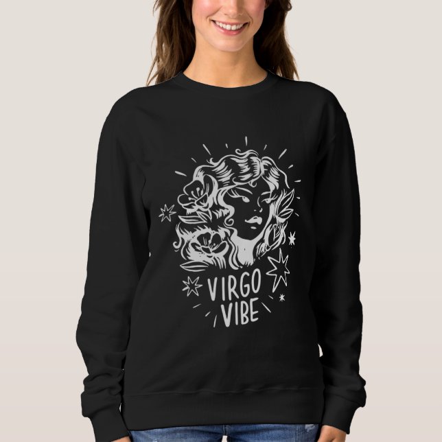 Awesome Virgos Vibe Sweatshirt (Front)