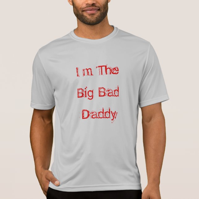 Awesome Warning Big Bed Daddy T-Shirt (Front)
