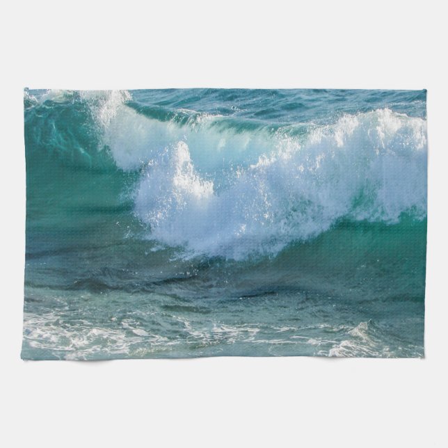 Awesome Wave sea shore nautical ocean nature Towel (Horizontal)