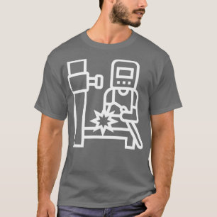 Awesome Welders Welding Print Simple T-Shirt