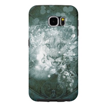 Awesome white lion samsung galaxy s6 case