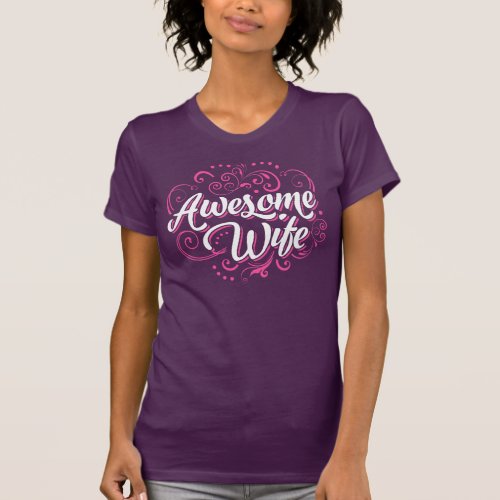Awesome Wife Dark T_Shirt