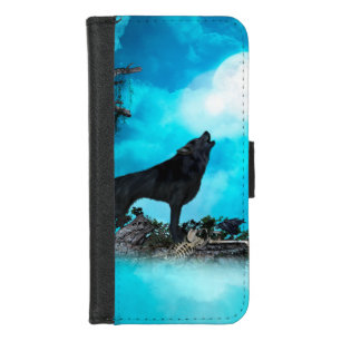 Awesome wolf iPhone 8/7 wallet case