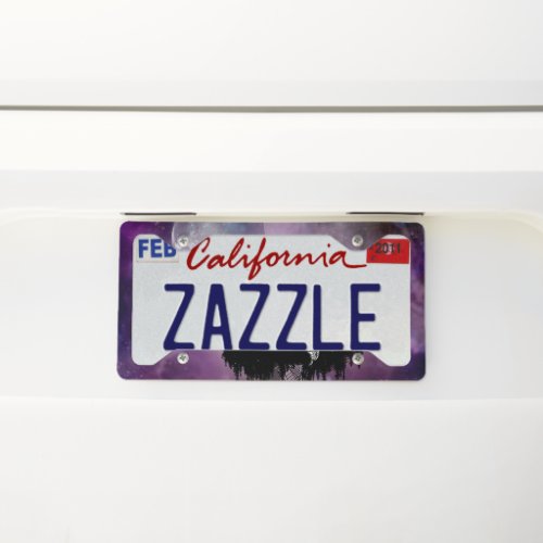 Awesome wolves license plate frame