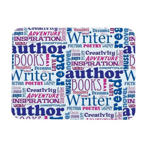 Awesome Writer Pattern Magnet