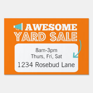 Awesome Yard Sale Sign