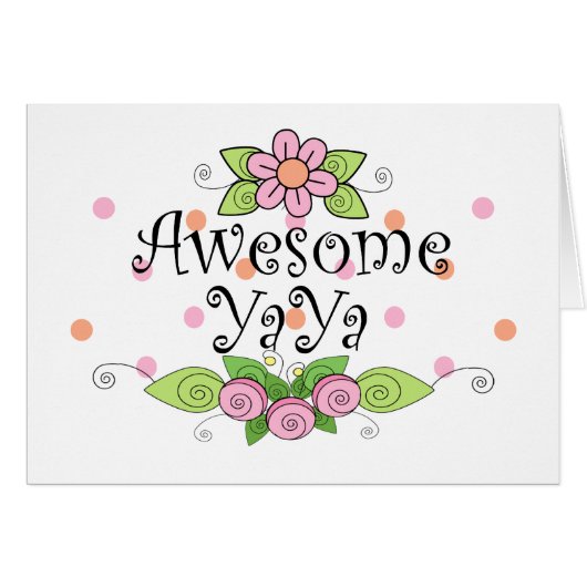 Awesome YaYa T-Shirt (Front Horizontal)