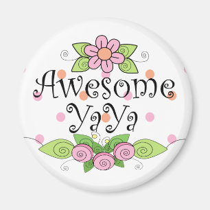 Awesome YaYa T-Shirt Magnet