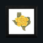 Awesome Yellow Rose Of Texas Pattern Flower Gift Box<br><div class="desc">Awesome Yellow Rose Of Texas Pattern Flower</div>