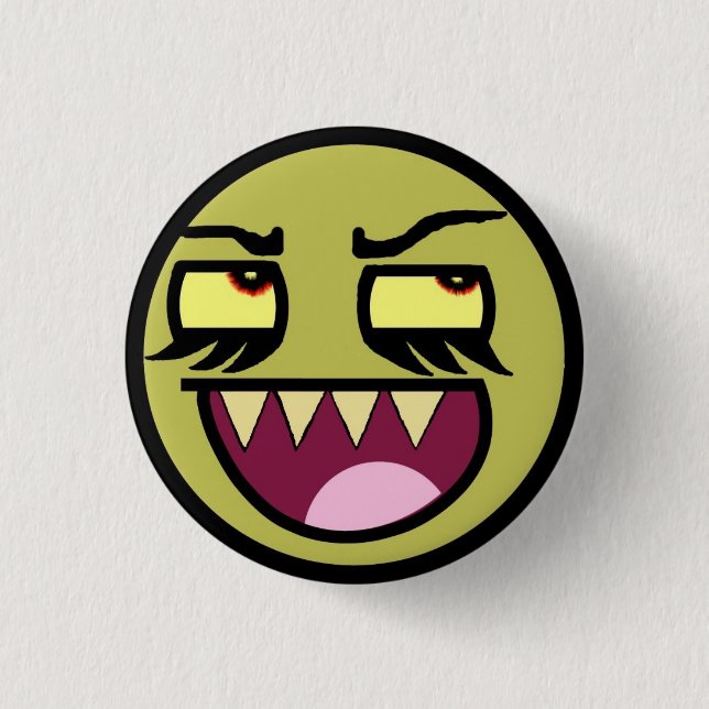Awesome Zombie Pinback Button (Front)