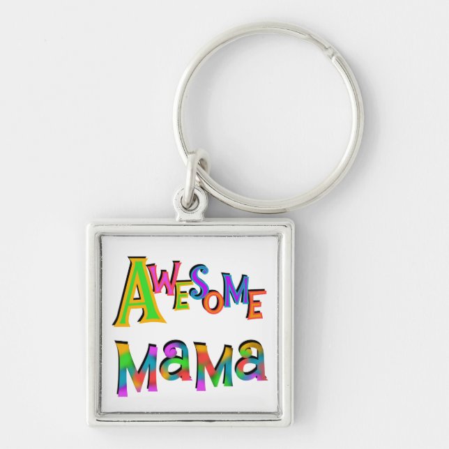 awesomemama.png keychain (Front)
