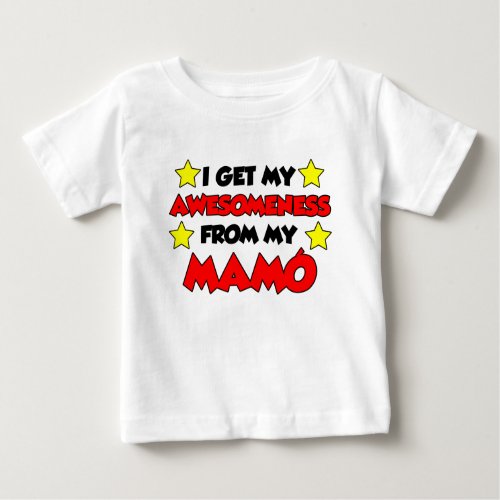 Awesomeness From My Mamo Baby T_Shirt