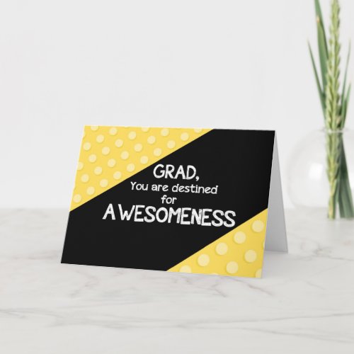 Awesomeness Graduation Congratulations Card