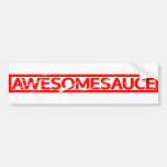 Awesomesauce Stamp Bumper Sticker