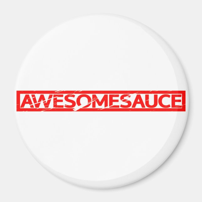 Awesomesauce Stamp Magnet (Front)