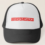 Awesomesauce Stamp Trucker Hat