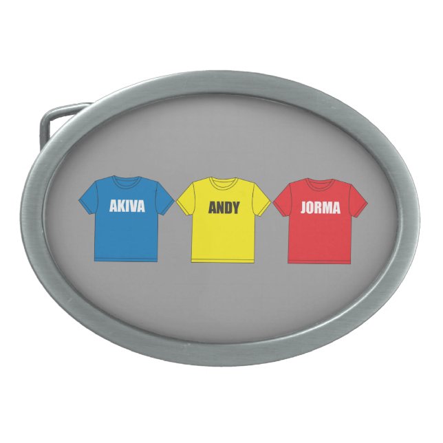 Awesometown Belt Buckle (Front)