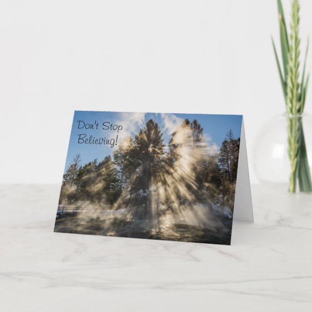 Awestruck! - Spiritual - Inspirational - Beautiful Note Card (Front)