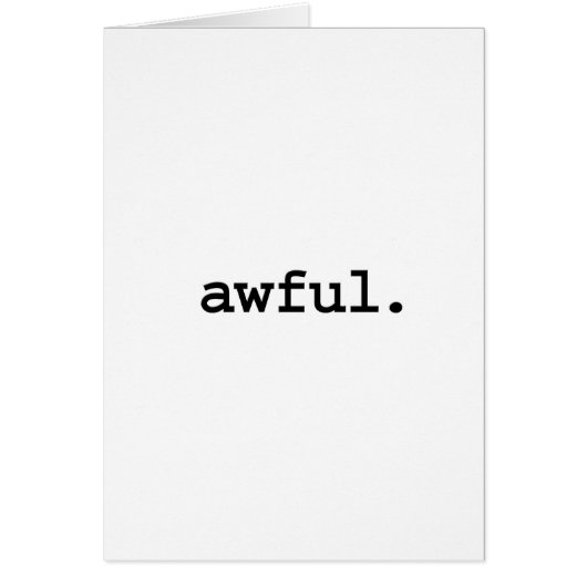 awful. cards (Front)