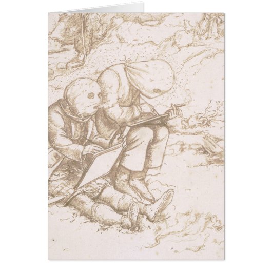 Awful Protection Against Midges, 1853 (pen & brown Cards (Front)