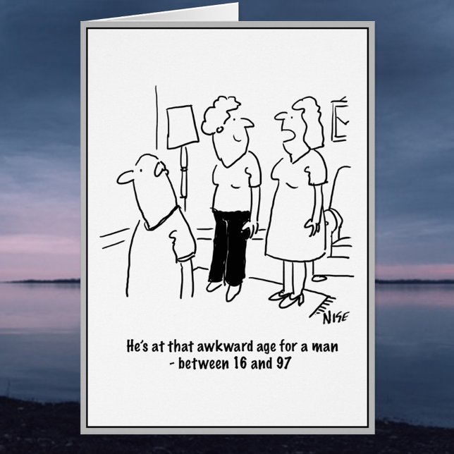 Awkward age for a man. cards (Creator Uploaded)