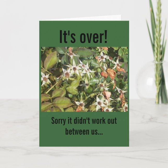 Awkward Break Up Card (Front)