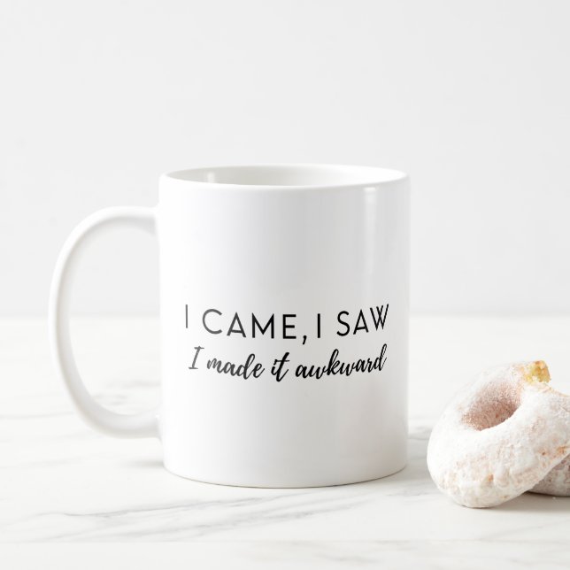 Awkward Coffee Mug (With Donut)