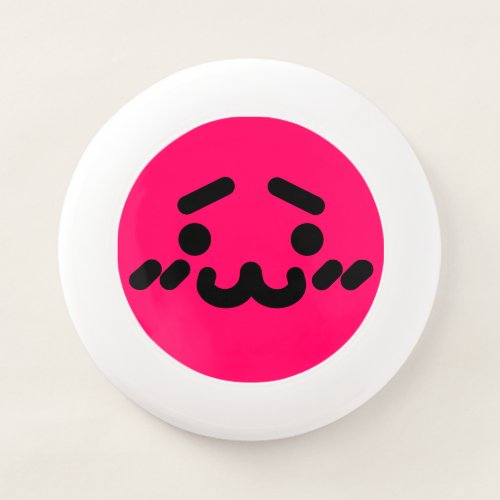 Awkward Cute Face Pink  Wham-O Frisbee