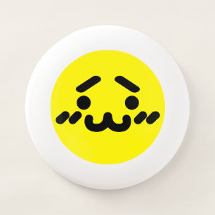Awkward Cute Face Yellow Wham-O Frisbee