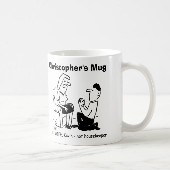Awkward Marriage Proposal. Add Name Choice. Coffee Mug (Right)