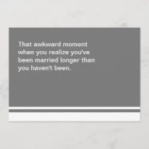 Awkward Moment Anniversary Card
