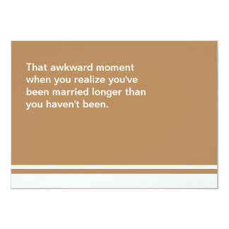 Awkward Moment Anniversary Card