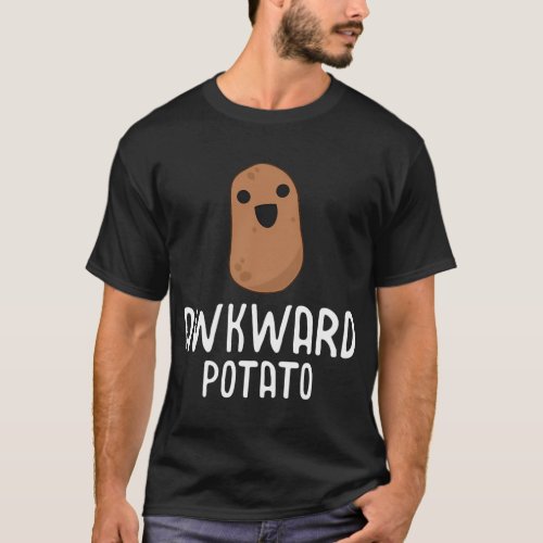 Awkward Potato Kawaii Potato Potatoes T_Shirt