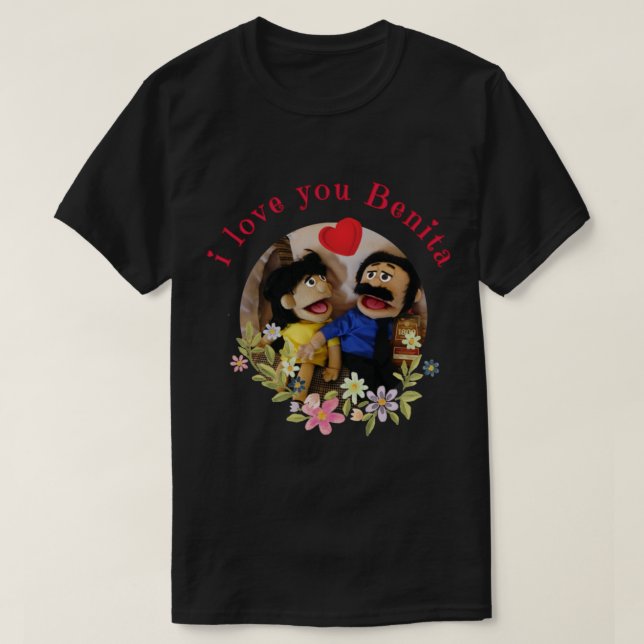 Awkward Puppets Benita   T-Shirt (Design Front)