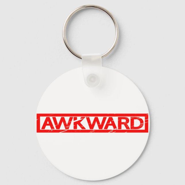 Awkward Stamp Keychain (Front)