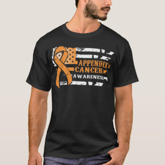 Awkward Style USA Flag Anal Cancer Awareness T-Shirt