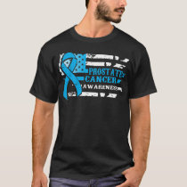 Awkward Style USA Flag Prostate Cancer Awareness T-Shirt