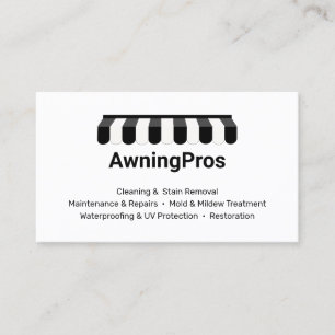 Awning Cleaner  Business Card