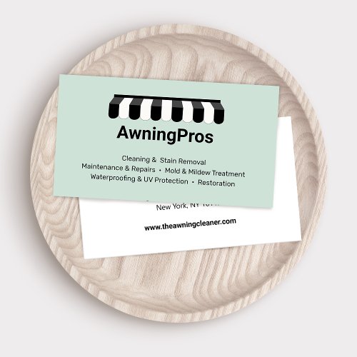 Awning Cleaner  Business Card