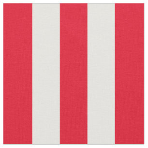 Awning Stripes Red Fabric