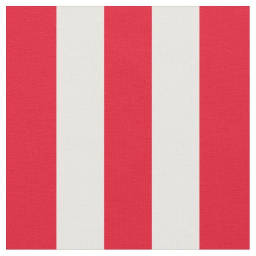 Awning Stripes Red Fabric