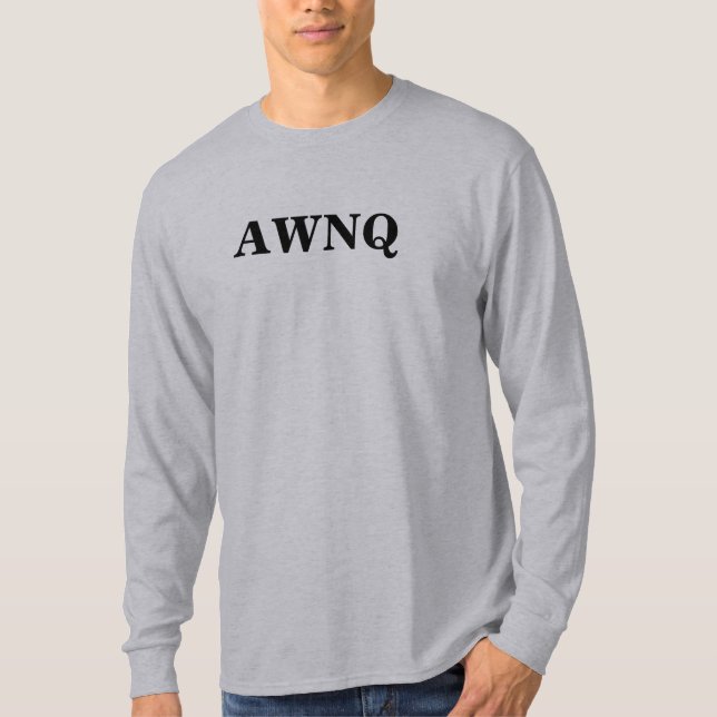 AWNQ Long Sleeve T-Shirt (Front)