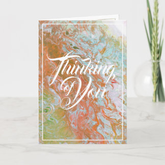 aWoF Pastel Thinking of You Card