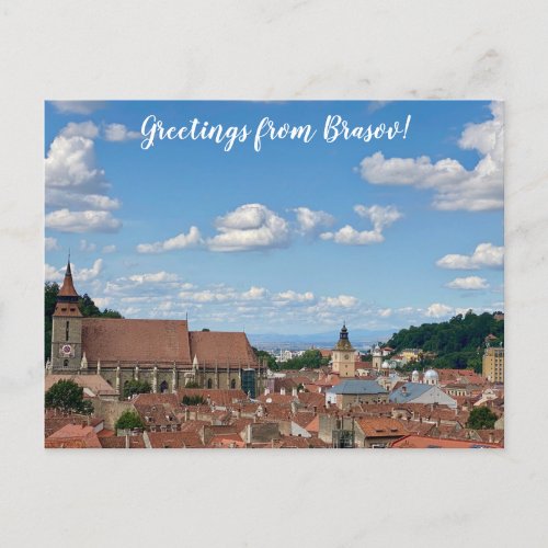 aWorld2Celebrate Greetings from Brasov Postcard