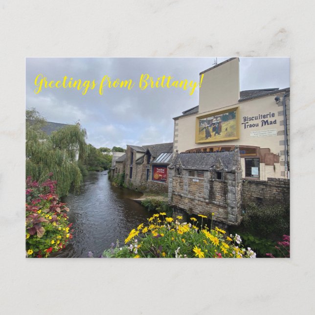 aWorld2Celebrate: Greetings from Brittany! Postcard (Front)