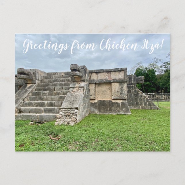 aWorld2Celebrate: Greetings from Chichén Itzá!  Postcard (Front)